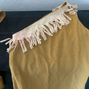 Pocahontas dress / fringe and belt